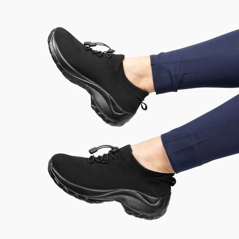 Ortho Stretch Cushion Shoes Women - Midnight Black - Image 13