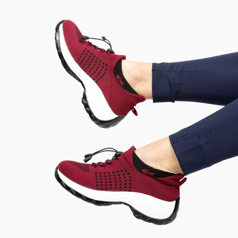 Ortho Stretch Cushion Shoes Women - Red - Image 11