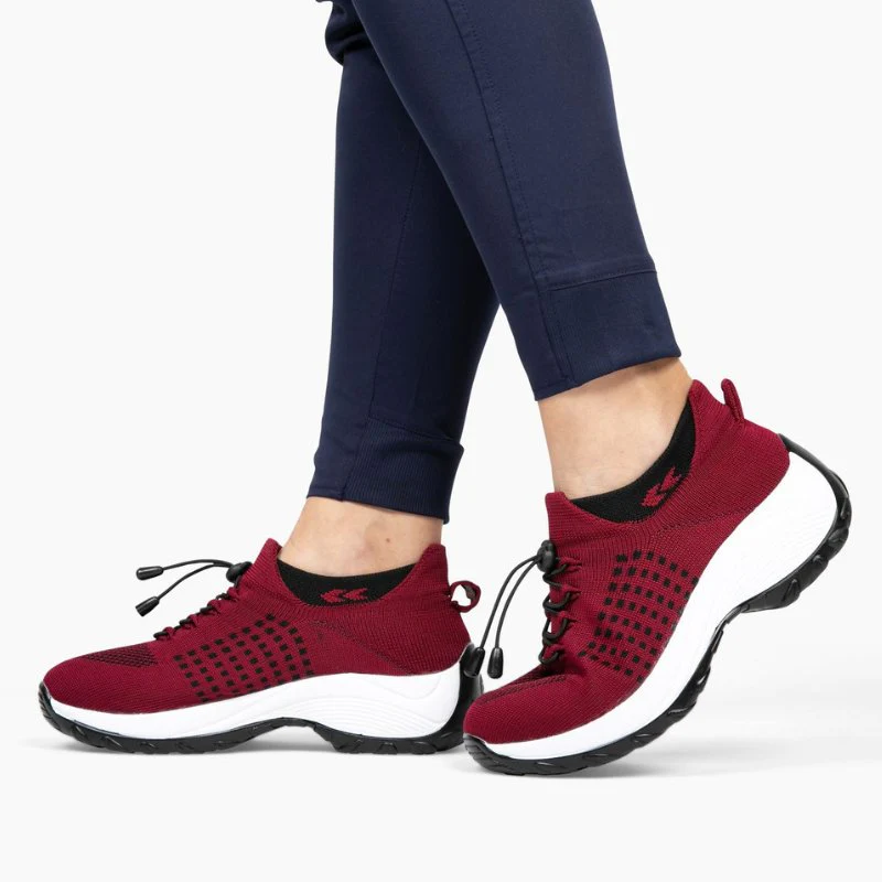 Ortho Stretch Cushion Shoes Women - Red - Image 21