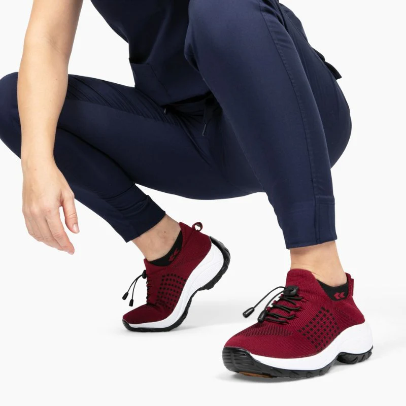 Ortho Stretch Cushion Shoes Women - Red - Image 6