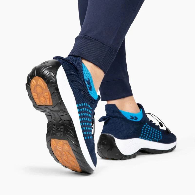 Ortho Stretch Cushion Shoes Women - White Blue - Image 6