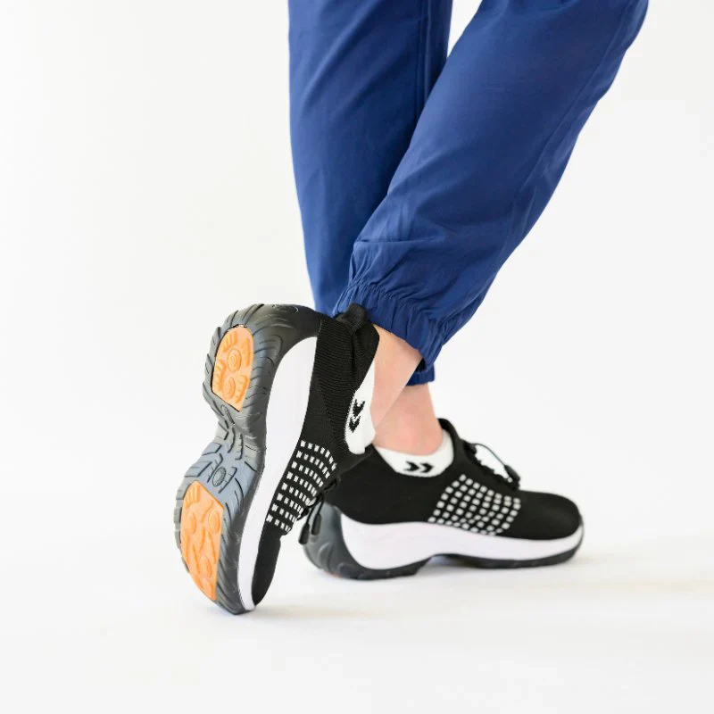 Ortho Stretch Cushion Shoes Women - Black White - Image 13