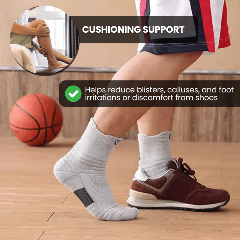 White Breathable Crew Socks - 3 Pack - Image 5