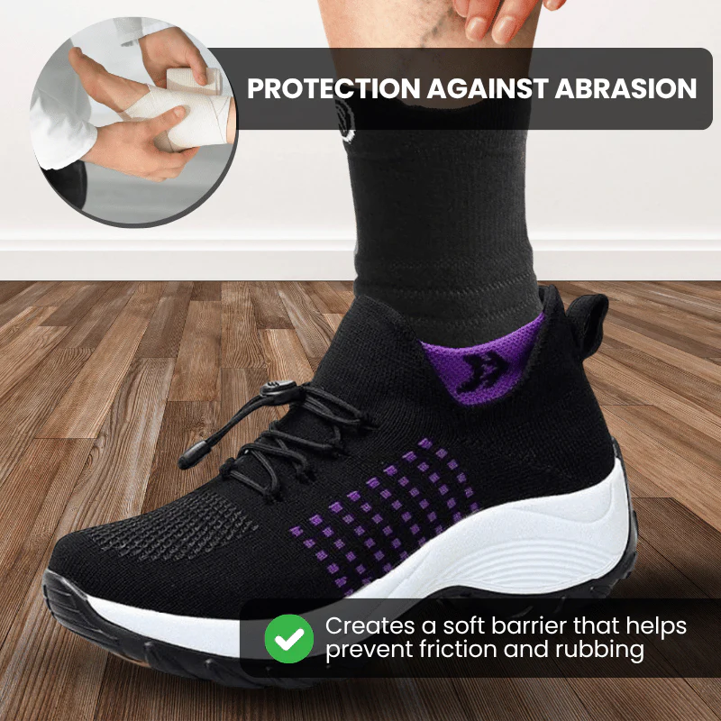 White Breathable Crew Socks - 3 Pack - Image 7